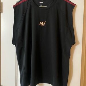 NBA Black and Red Sleeveless Men’s Shirt